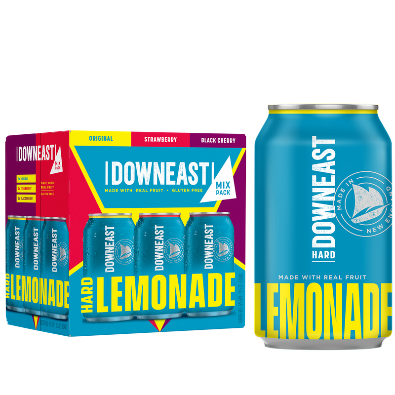 Downeast Hard Lemonade Mix Pack 9pk 12oz Can 5.0% ABV