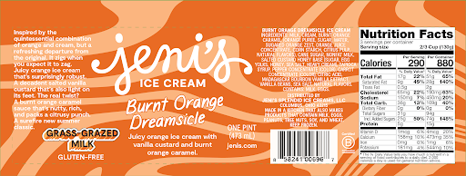 Jeni's Burnt Orange Dreamsicle Pint