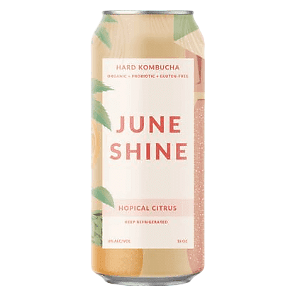 JuneShine Hopical Citrus Hard Kombucha Single 16oz Can