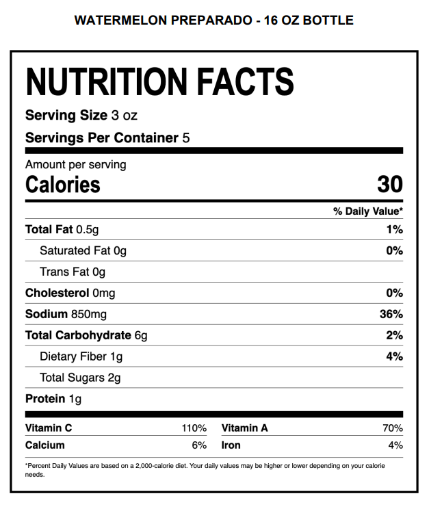 Micheladas Antojitos Watermelon Preparado Drink Mix 16 oz.