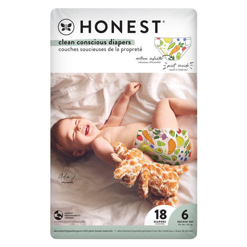 The Honest Company Diapers Size 6 So Delish 18ct