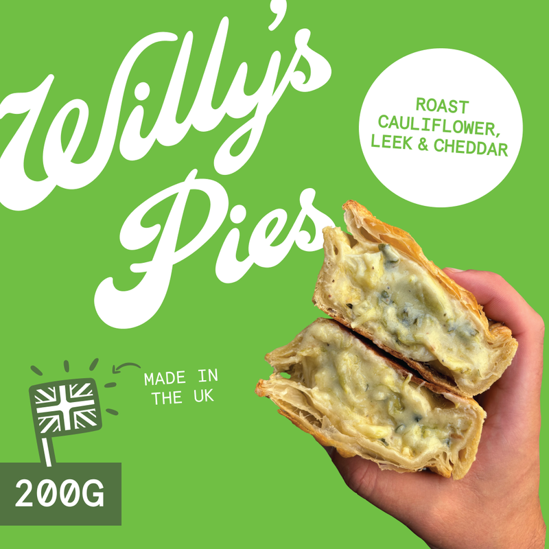 Willy's Pies Roast Cauliflower, Leek & Cheddar, 200g