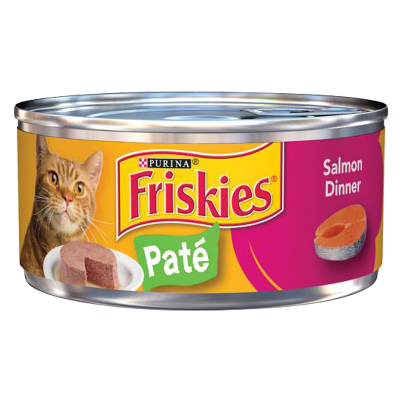 Friskies Salmon Dinner Pate Cat 2 5.5 oz