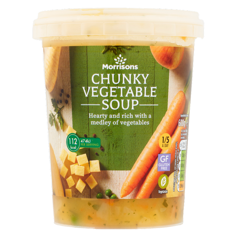 Morrisons Chunky Vegetable Soup, 600g