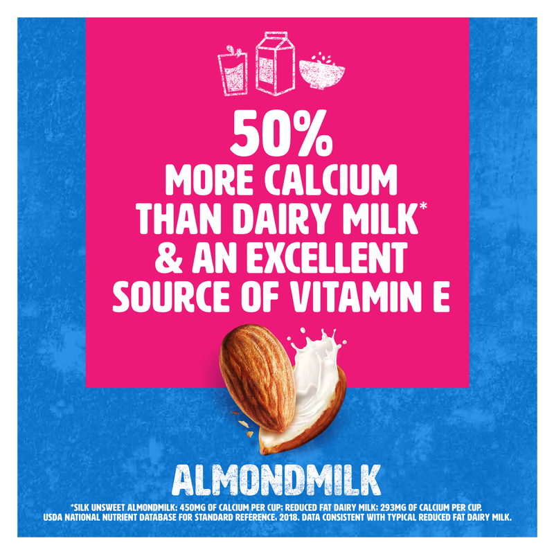 Silk Unsweetened Almond Milk 1/2 Gallon