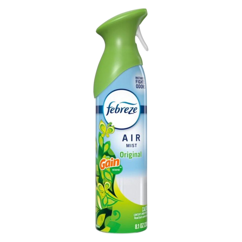 Febreze Air Mist, Air Freshener Spray, Odor Fighting Room Spray, Gain Original, 8.1oz, 1ct
