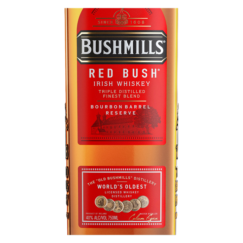 Bushmills Red Bush Whiskey 750ml (80 Proof)