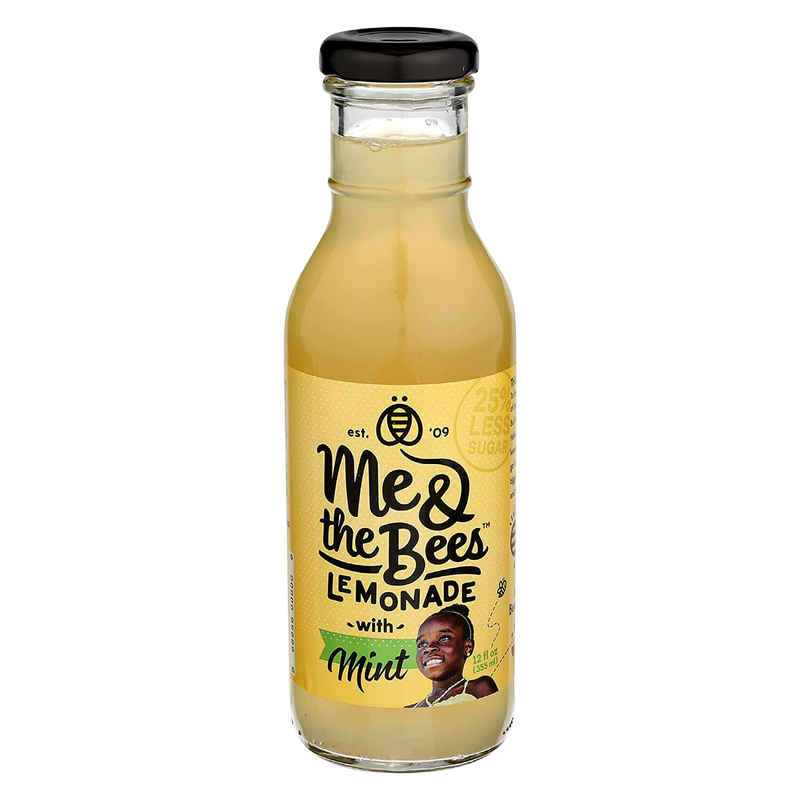 Me & The Bees Mint Lemonade with Honey and Flaxseed 12oz