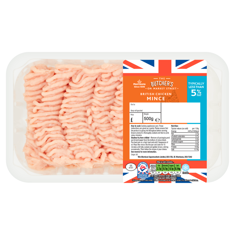 Morrisons British Chicken Mince, 500g