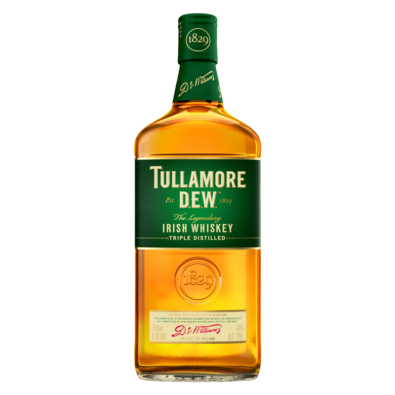 Tullamore DEW Irish Whiskey 750ml (80 Proof)