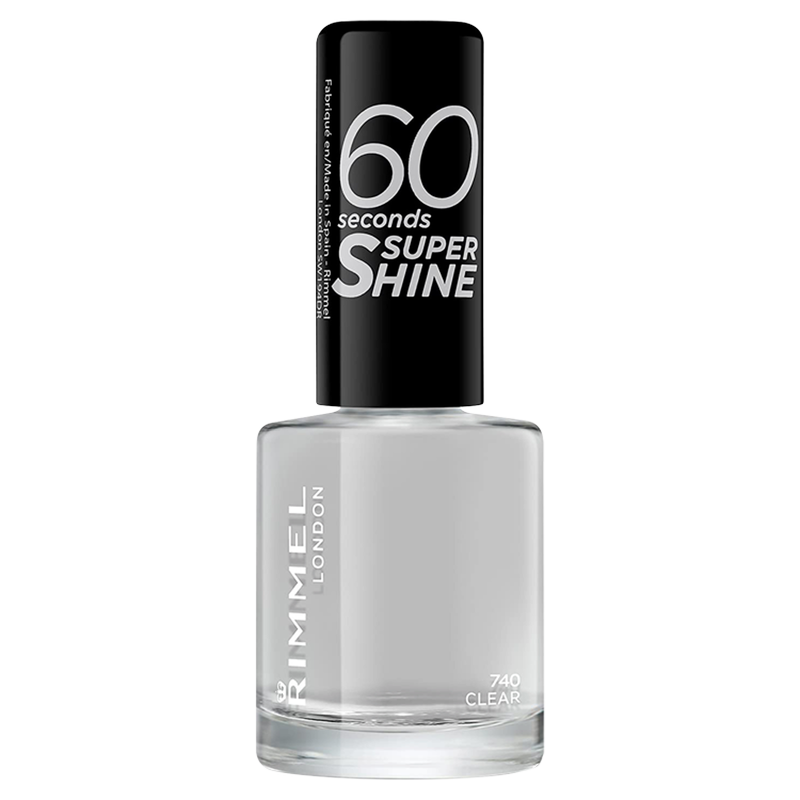 Rimmel 60 Seconds Super Shine Clear Nail Polish, 1pcs