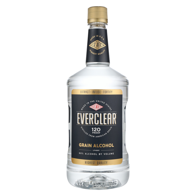 Everclear 190 Grain Alcohol 750ml (190 Proof)