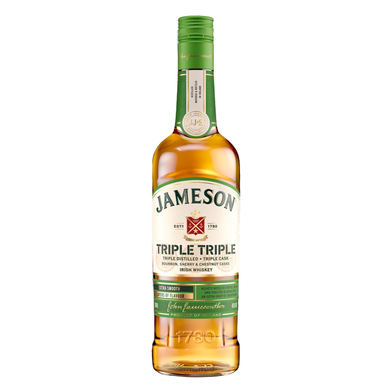 Jameson Triple Triple Irish Whiskey, 70cl