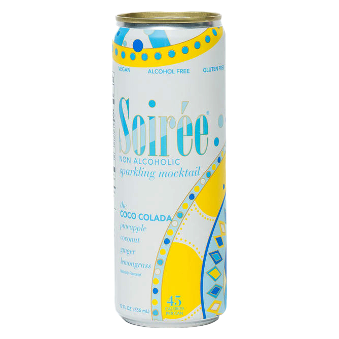 Soiree Cool Breeze Non Alcoholic Mocktail 4pk 12oz Can