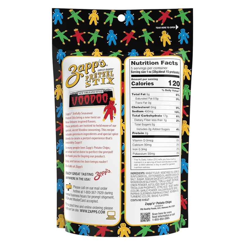 Zapps Voodoo Pretzels, 5 oz