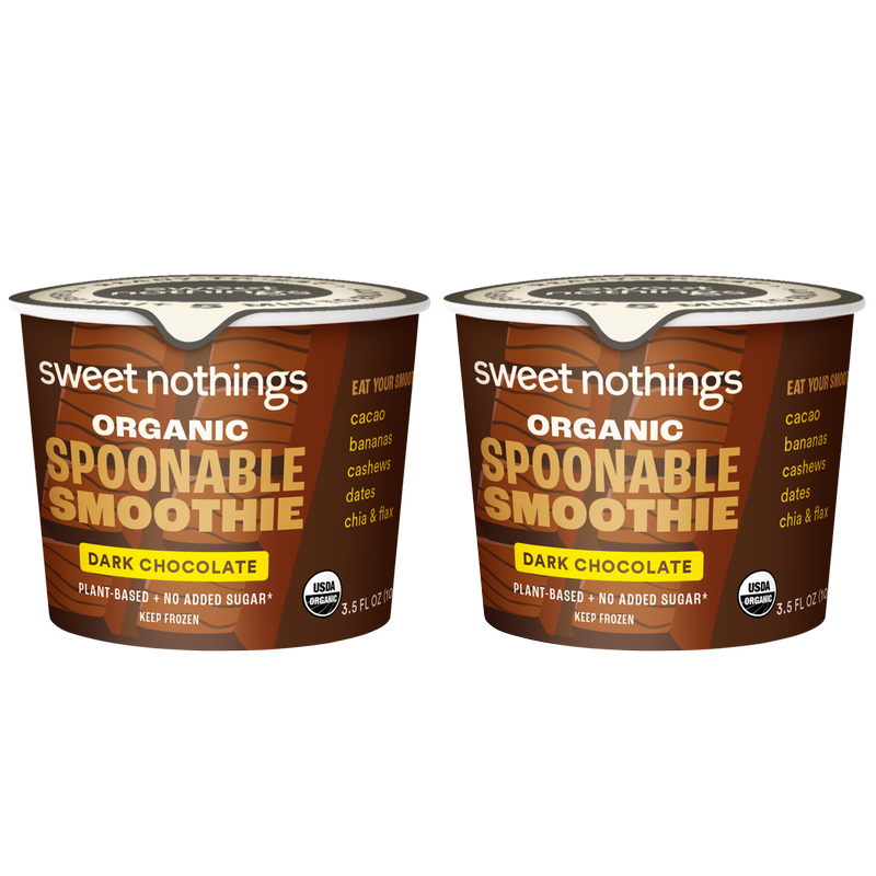 2ct - Sweet Nothings Smoothie Cup - Chocolate 3.5oz