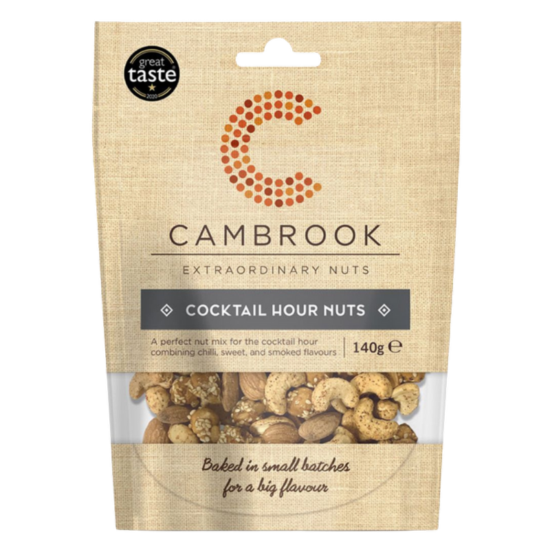 Cambrook Cocktail Hour Nuts, 140g