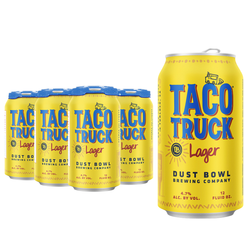 Dust Bowl Brewing Taco Truck Lager 6pk 12oz Can 4.7% ABV