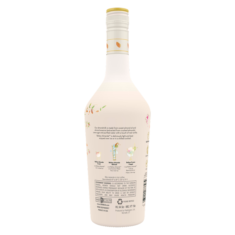 Baileys Almande Almondmilk Liqueur 750ml (34 proof) Delivered In As