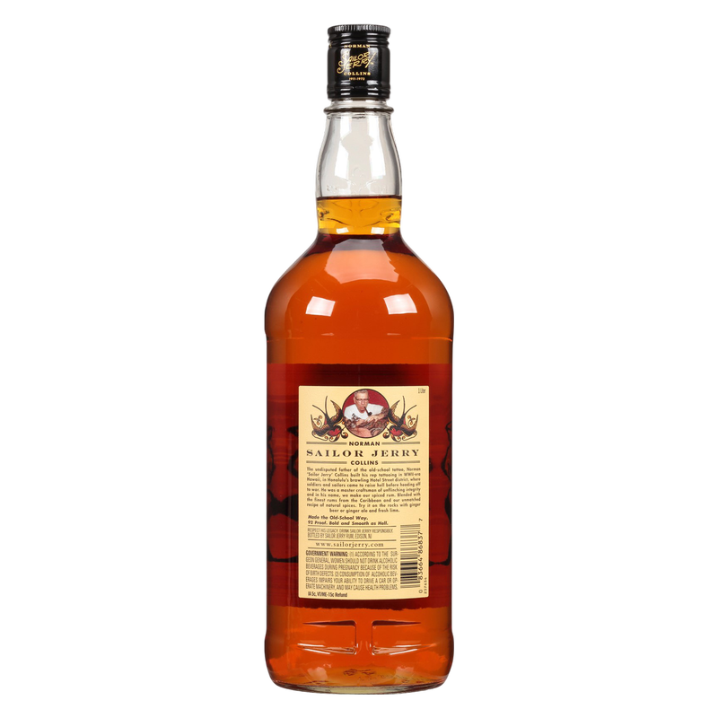 Sailor Jerry Spiced Rum 1L (92 Proof)