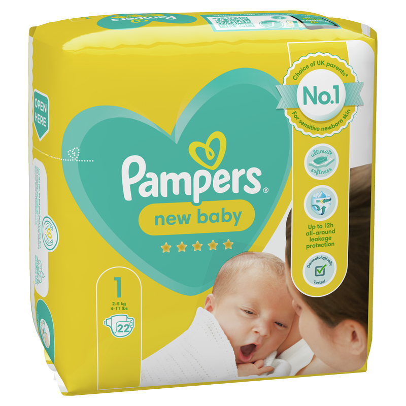 Pampers New Baby Size 1, 22pcs