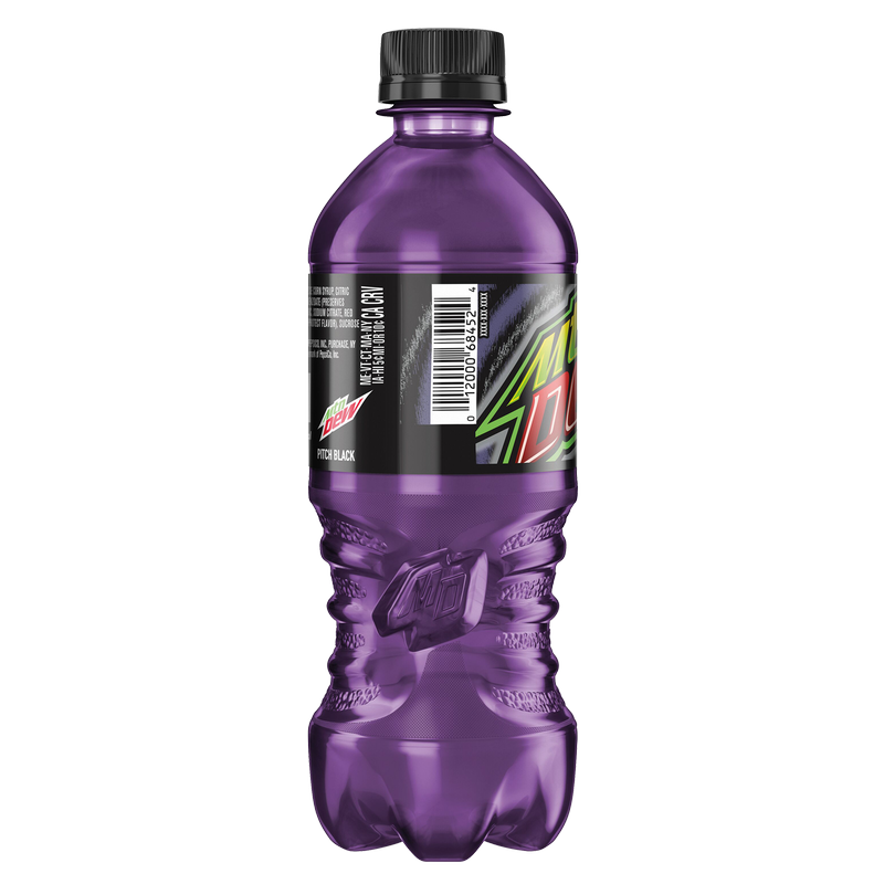 Mountain Dew Pitch Black 20oz Bottle