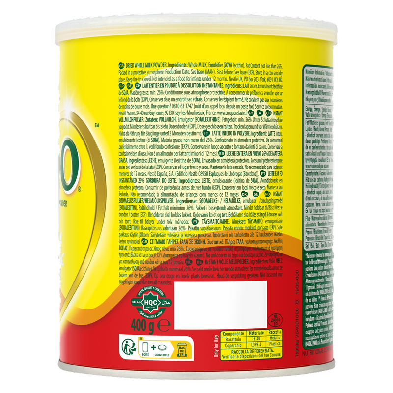 Nido Instant Full Cream Milk Powder, 400g