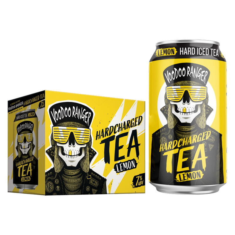 New Belgium Voodoo Ranger Hardcharged Tea Lemon 12pk 12oz Can 7.0% ABV