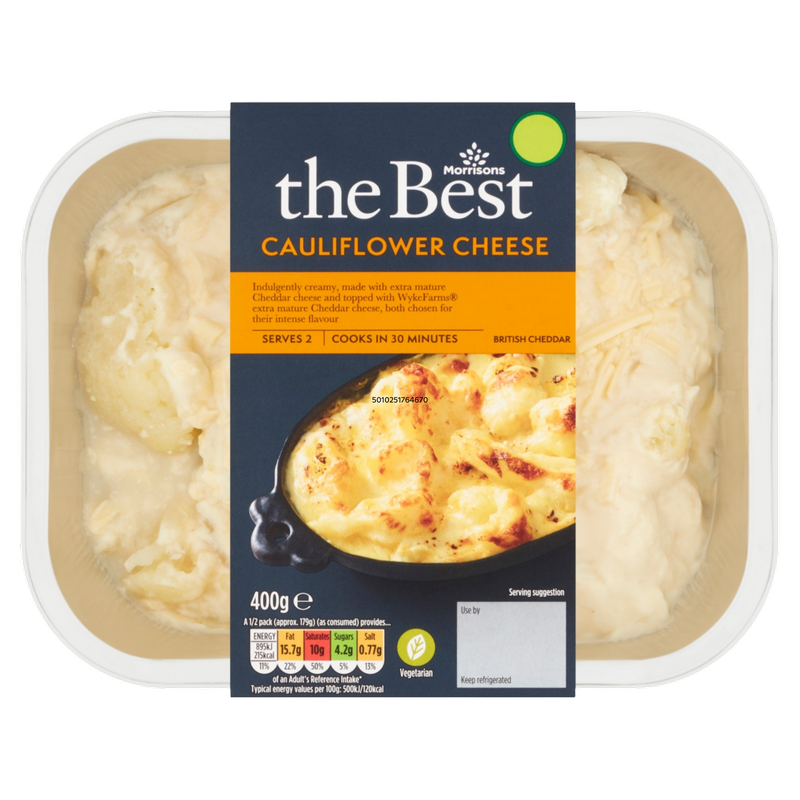 Morrisons The Best Cauliflower Cheese, 400g