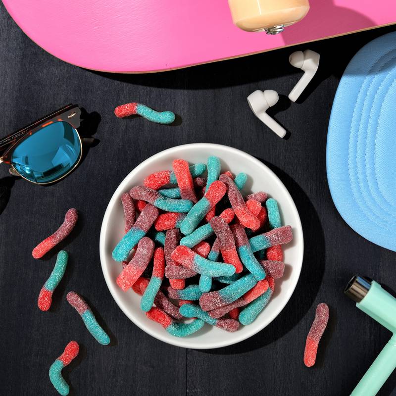 Trolli Very Berry Sour Brite Crawlers Gummy Candy 5oz