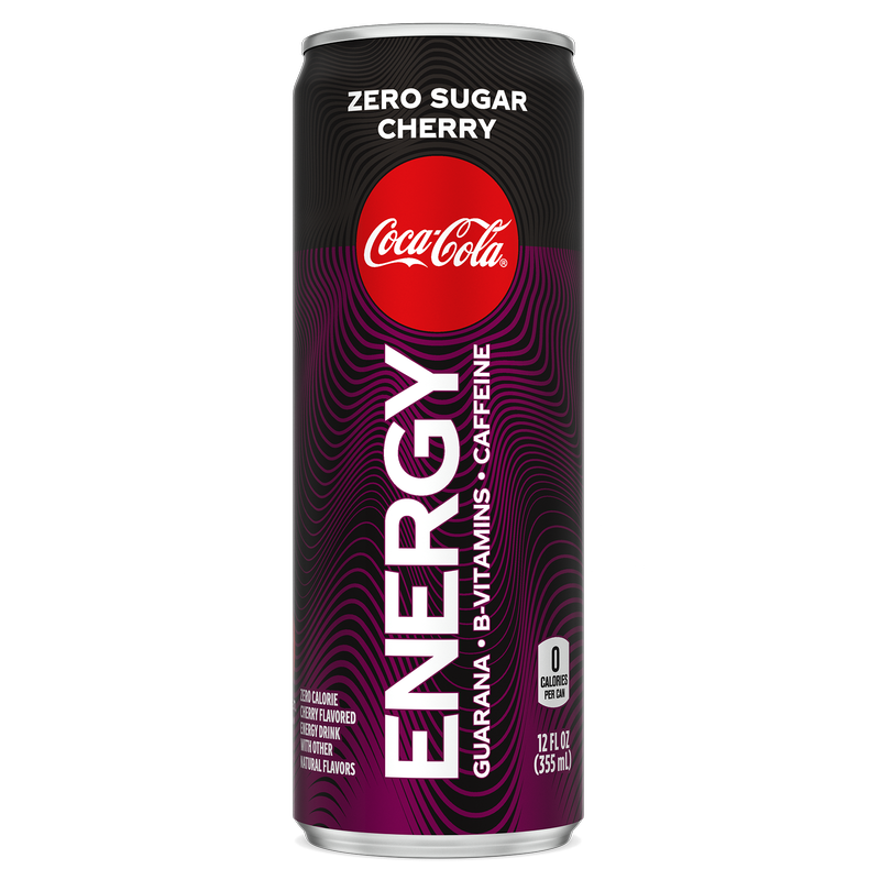Coke Energy Cherry Zero Sugar 12oz Can