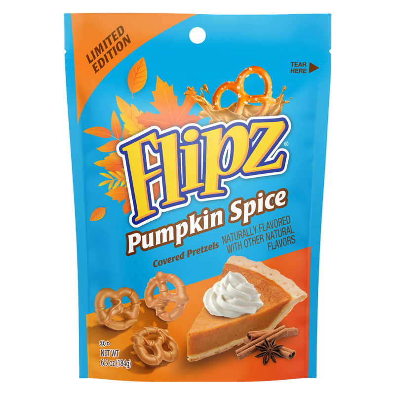 Flipz Pumpkin Spice Covered Pretzels 6.5oz