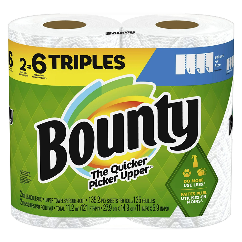 Bounty Full Sheet Paper Towels, 6 Count