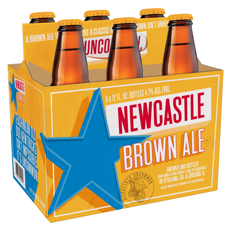 Newcastle Brown Ale Beer 6pk 12oz Btl