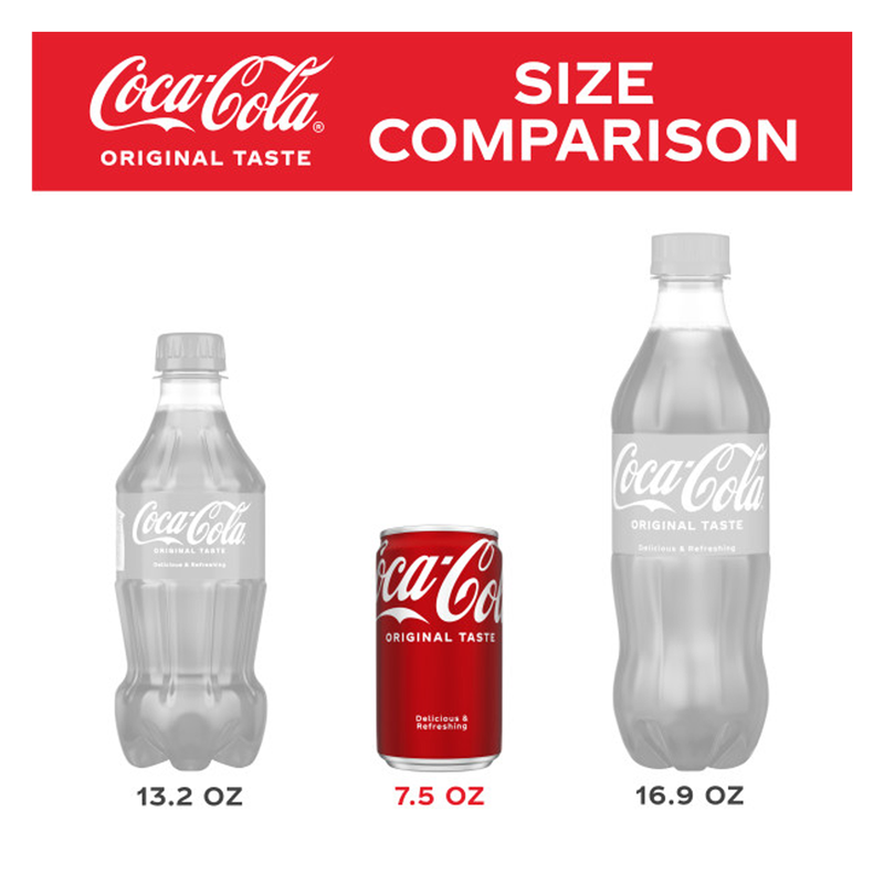 Coca-Cola Classic Coke Mini 7.5 oz Cans