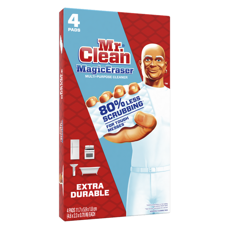 Mr. Clean Magic Eraser Extra Durable Cleaning Pads with Durafoam 4ct