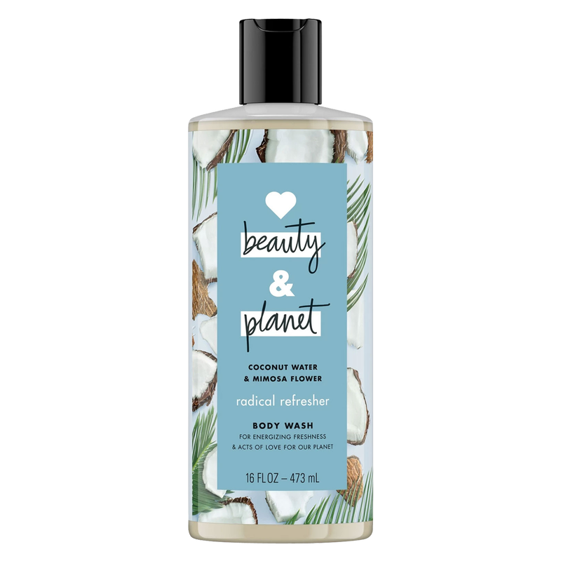 Love Beauty And Planet Coconut Water Body Wash 16oz