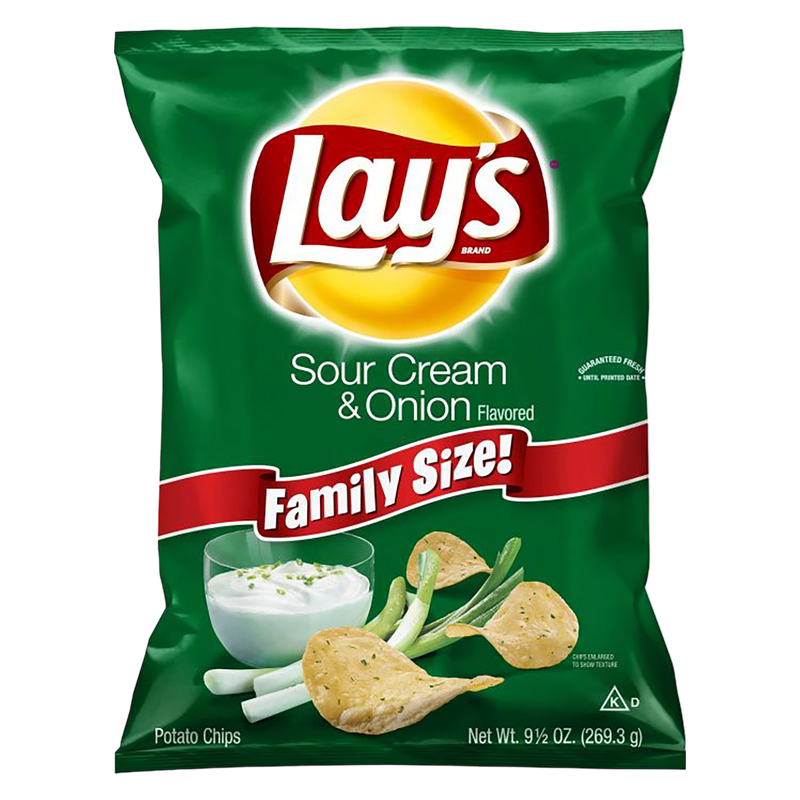 Lay's Sour Cream & Onion Potato Chips 9.5oz