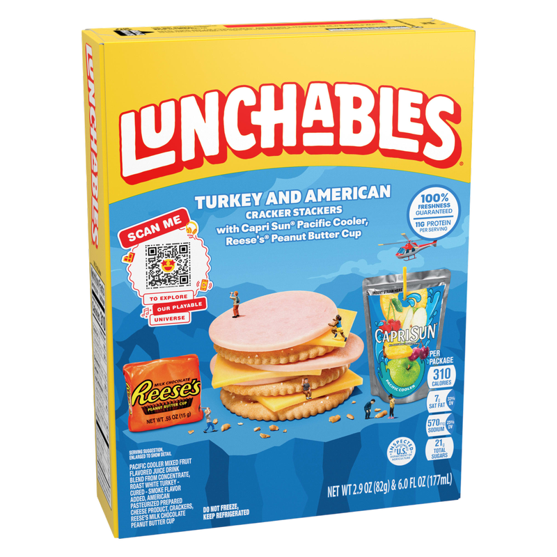 Lunchables Turkey & American Cheese Lunch Combinations with Capri Sun - 8.9oz