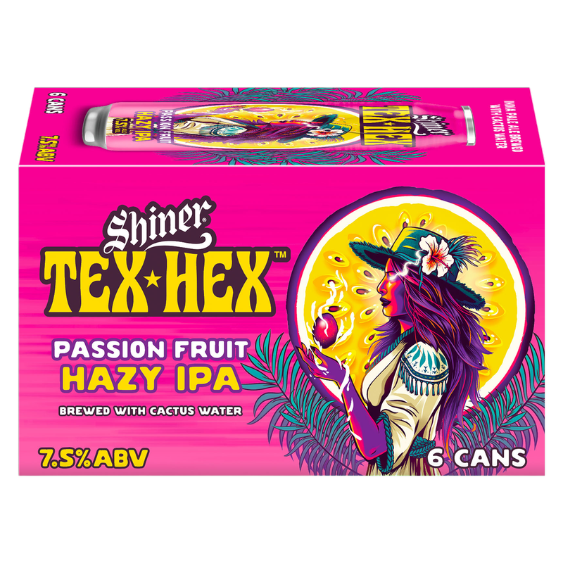 Shiner Tex Hex Passionfruit Hazy IPA 6PKC