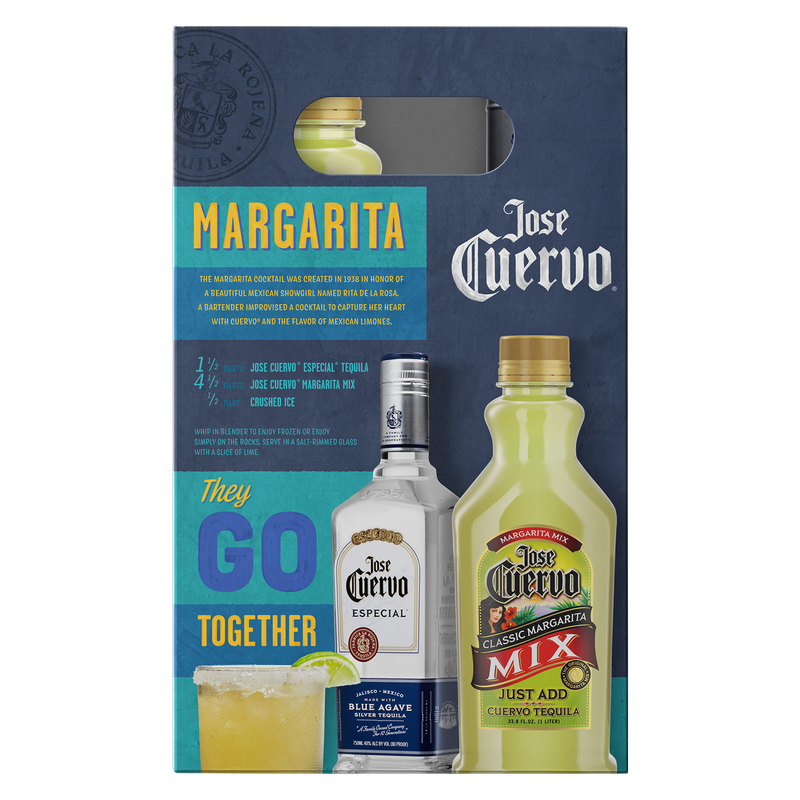 Jose Cuervo Especial Silver with Margarita Mix Tequila 750ml (80 Proof)