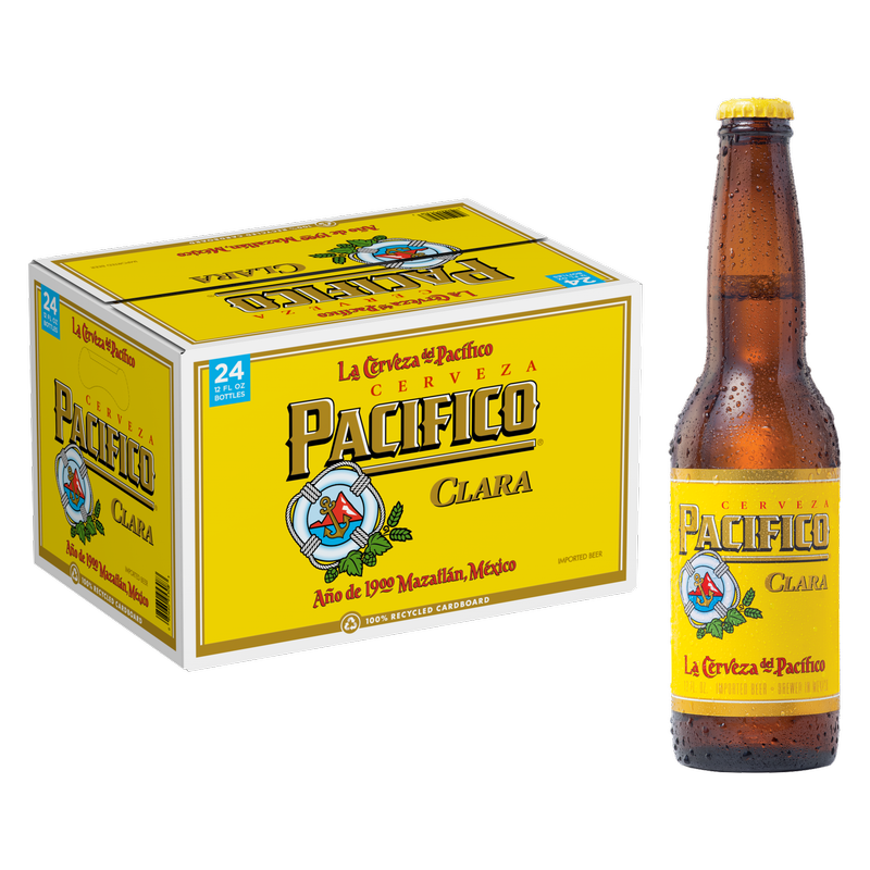 Pacifico 24pk 12oz Btl 4.4% ABV