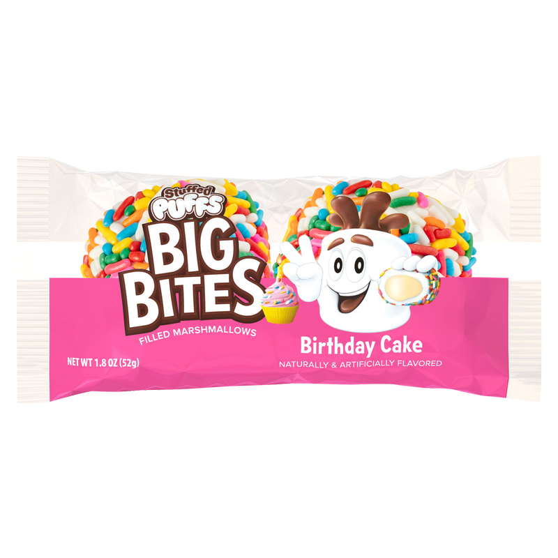 Stuffed Puffs Big Bites Birthday Cake 2pk