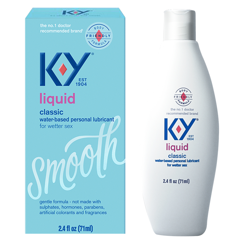 K-Y Liquid Water Based Lubricant 2.4 oz