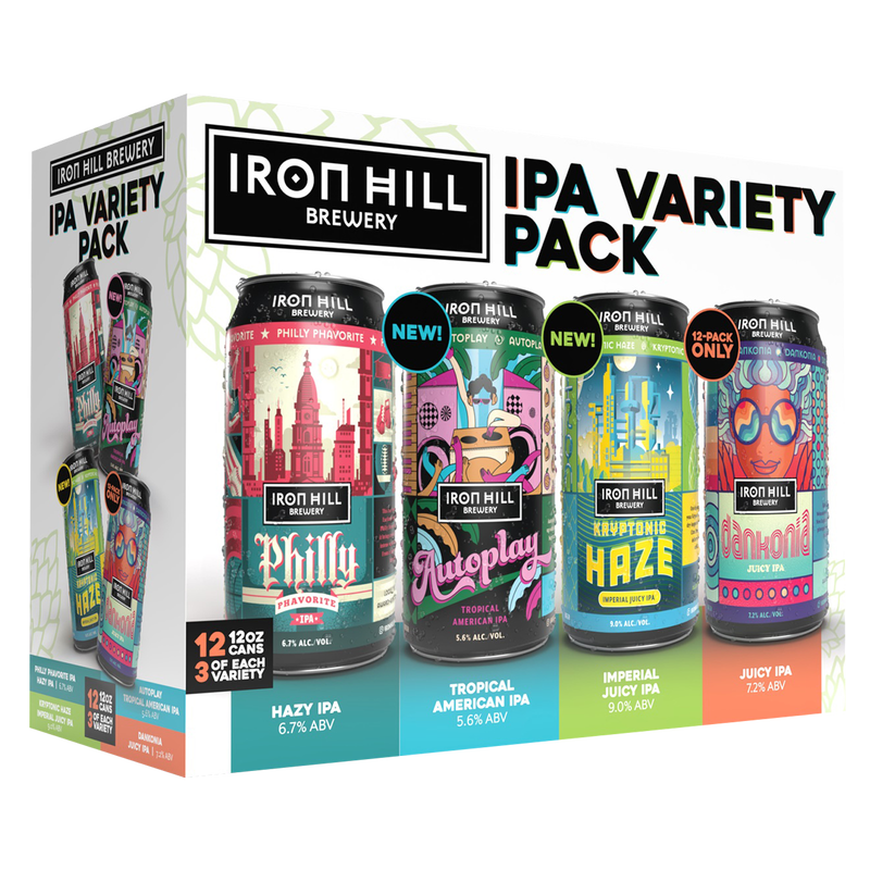 Iron Hill Variety IPA 12pk 12oz Can 9% ABV