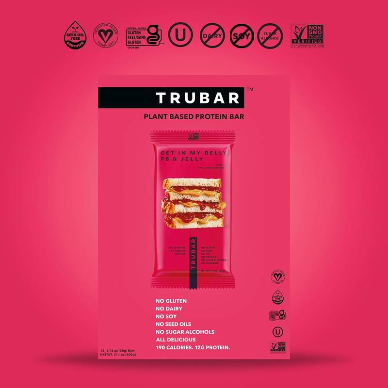Trubar Get In My Belly Peanut Butter & Jelly Case 12 CT