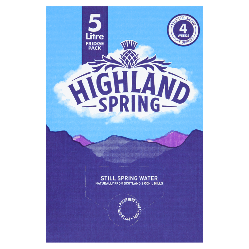 Highland Spring Still Water Hydration Box, 5L
