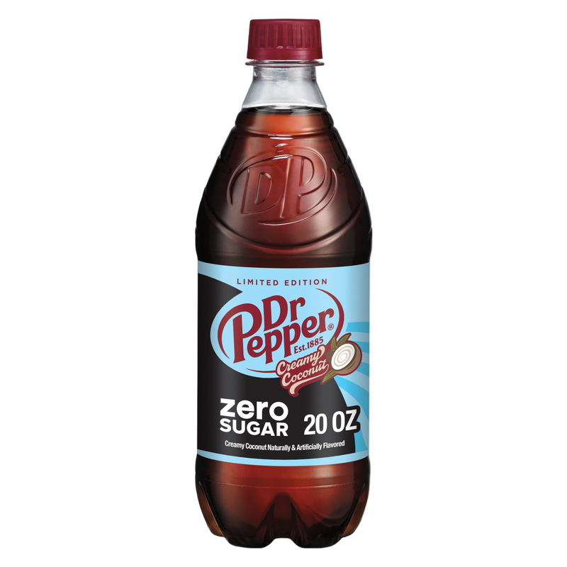 Dr Pepper Zero Sugar Creamy Coconut 20oz