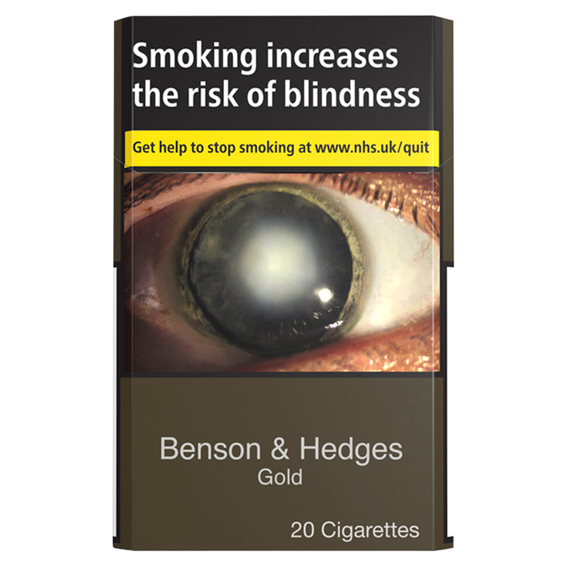 Benson & Hedges Gold Cigarettes, 20pcs