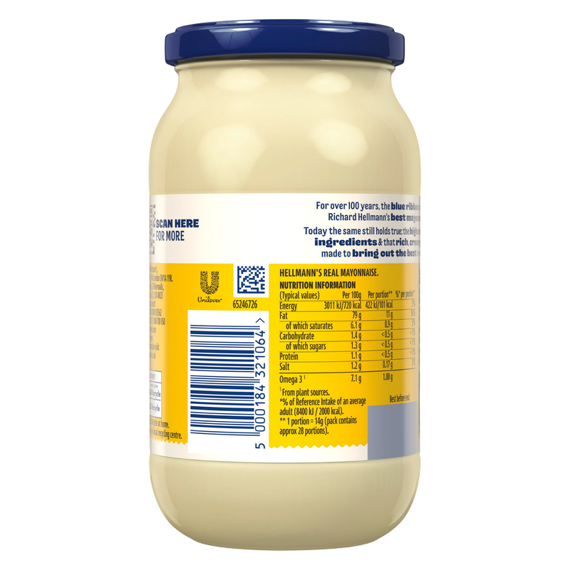 Hellmann's Real Mayonnaise, 400g